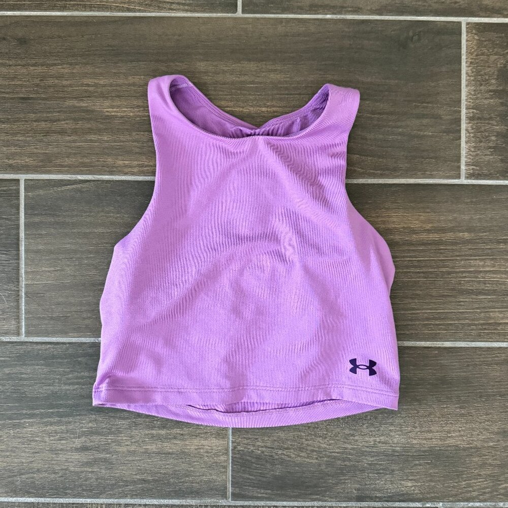 Under Armour Purple Crop Tank
